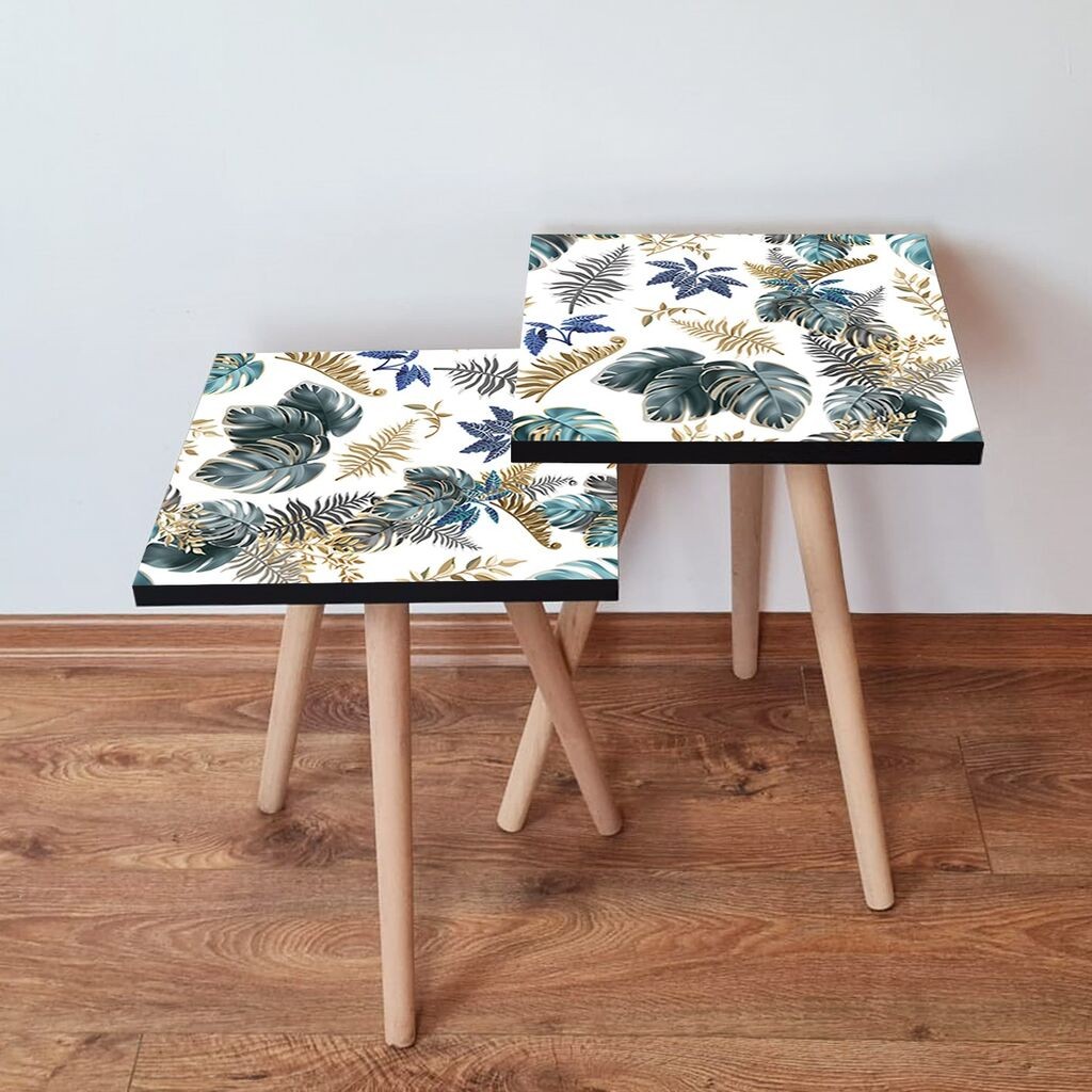 Комплет масички за кафе Hanah Home 2Shp54, 2 парчиња, шарени