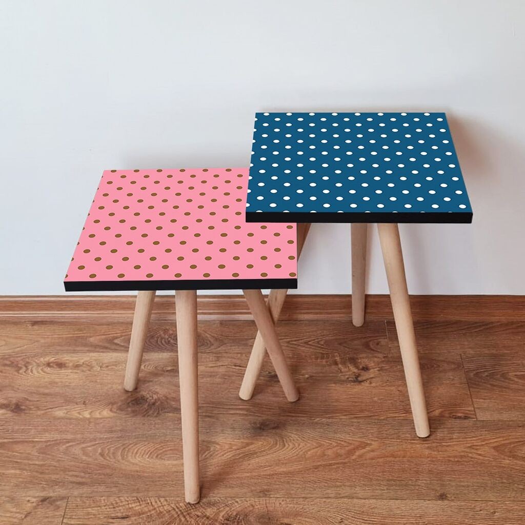 Комплет масички за кафе Hanah Home 2Shp309, 2 парчиња, шарени