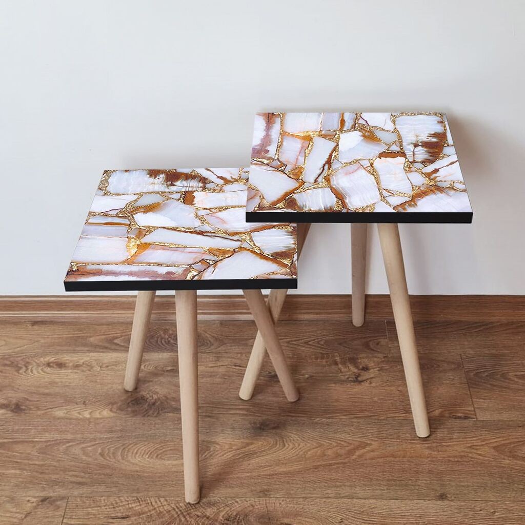 Комплет масички за кафе Hanah Home 2Shp94, 2 парчиња, шарени