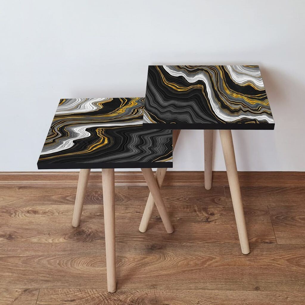 Комплет масички за кафе Hanah Home 2Shp146, 2 парчиња, каки боја