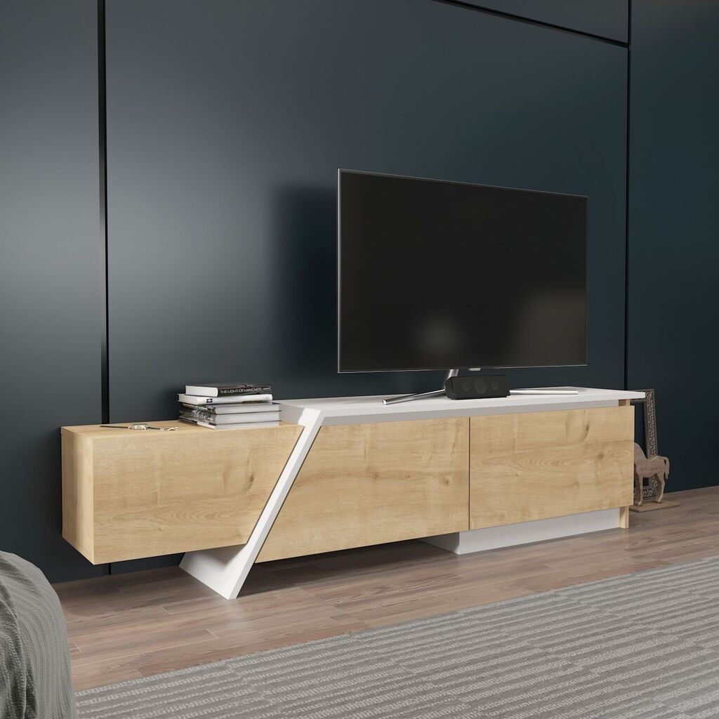 Комода за ТВ Hanah Home Zonas, 180x28.6x35 см, даб