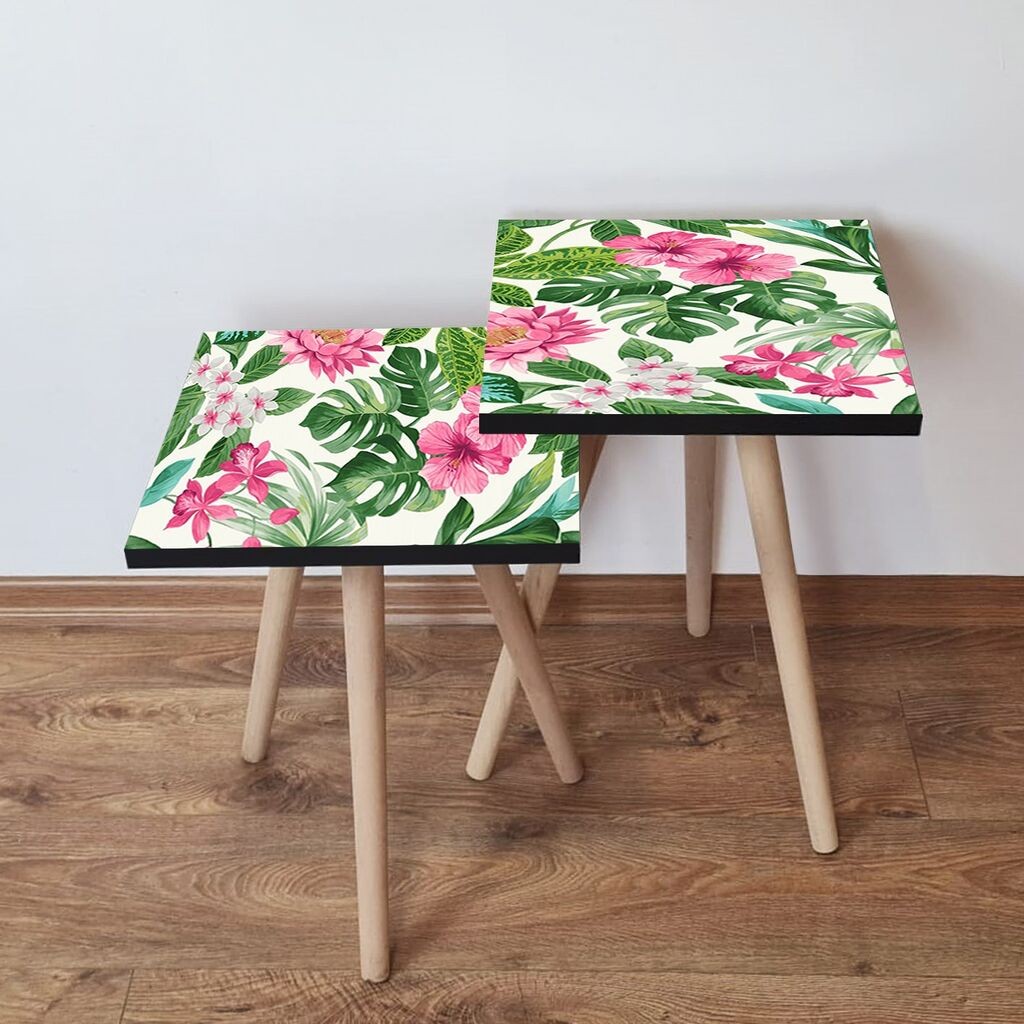 Комплет масички за кафе Hanah Home 2Shp63, 2 парчиња, шарени