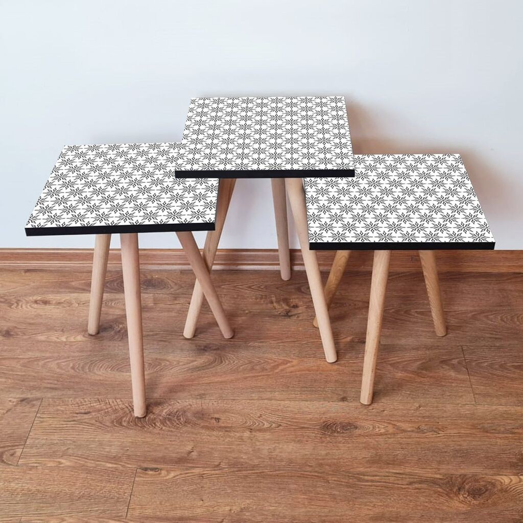 Комплет масички за кафе Hanah Home 3Shp10, 3 парчиња, шарени