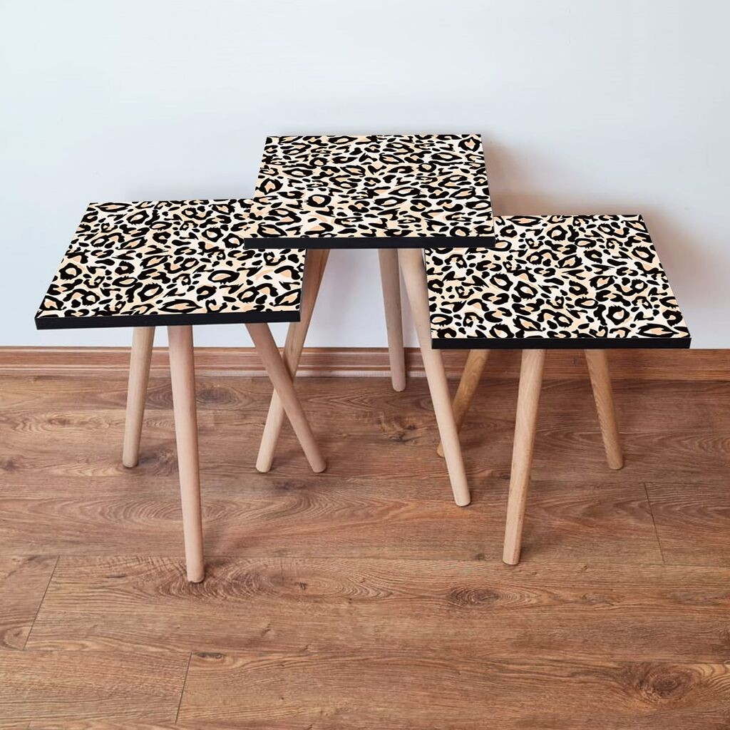 Комплет масички за кафе Hanah Home 3Shp152, 3 парчиња, шарени