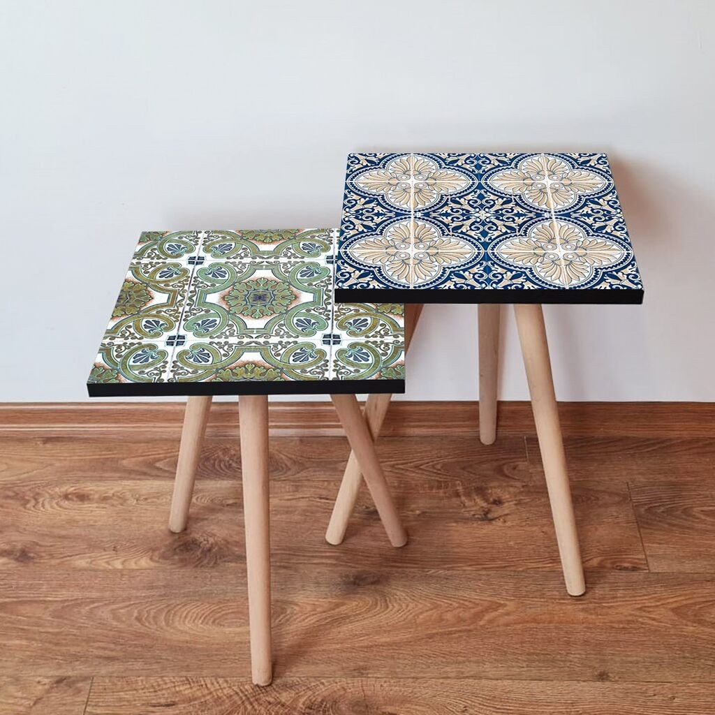 Комплет масички за кафе Hanah Home 2Shp295, 2 парчиња, шарени