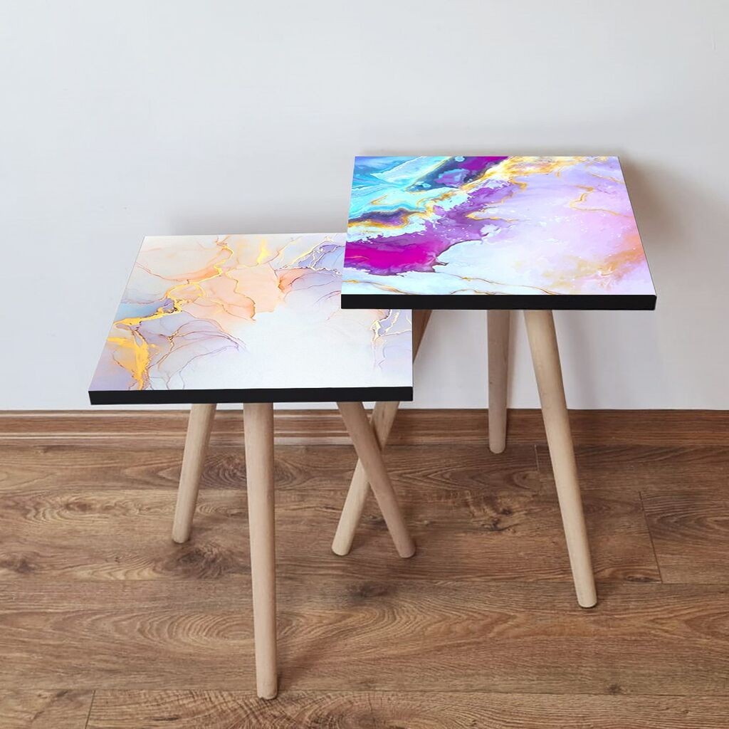 Комплет масички за кафе Hanah Home 2Shp290, 2 парчиња, сина