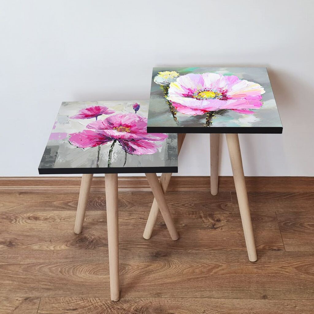 Комплет масички за кафе Hanah Home 2Shp300, 2 парчиња, шарени