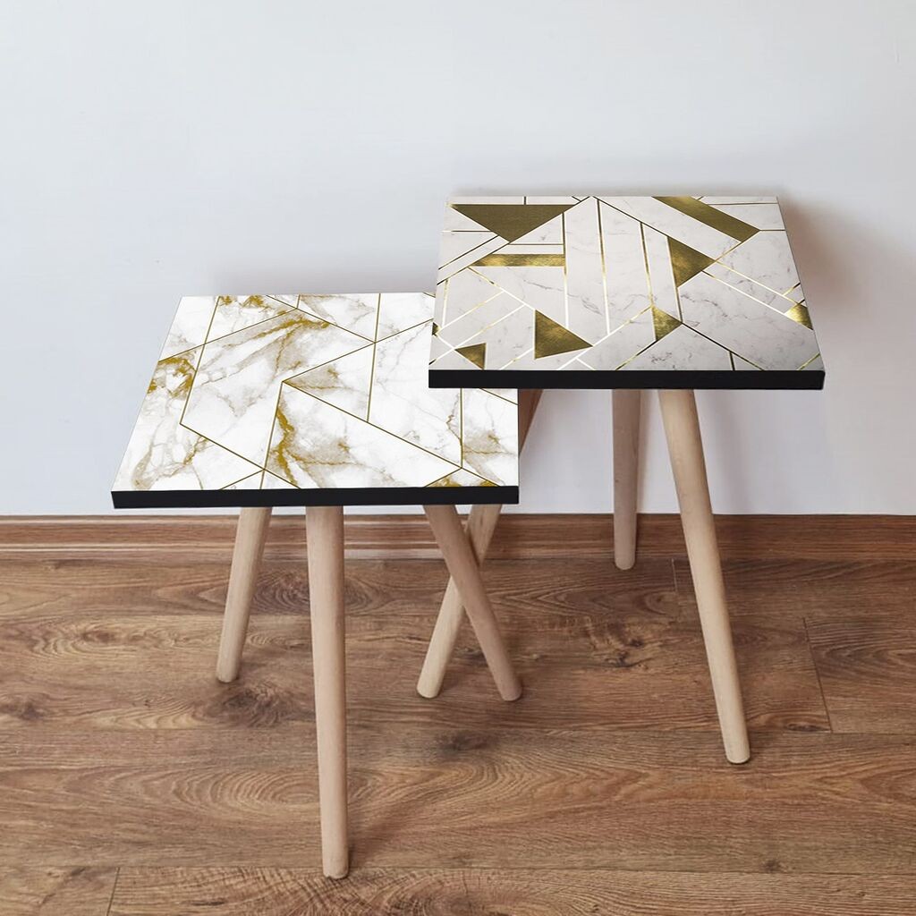 Комплет масички за кафе Hanah Home 2Shp288, 2 парчиња, шарени