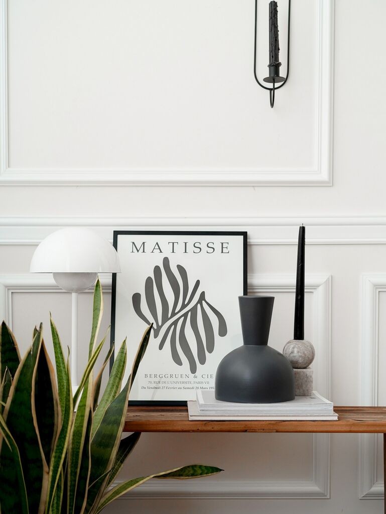 Декоративна вазна Aberto Design BSI154, црна