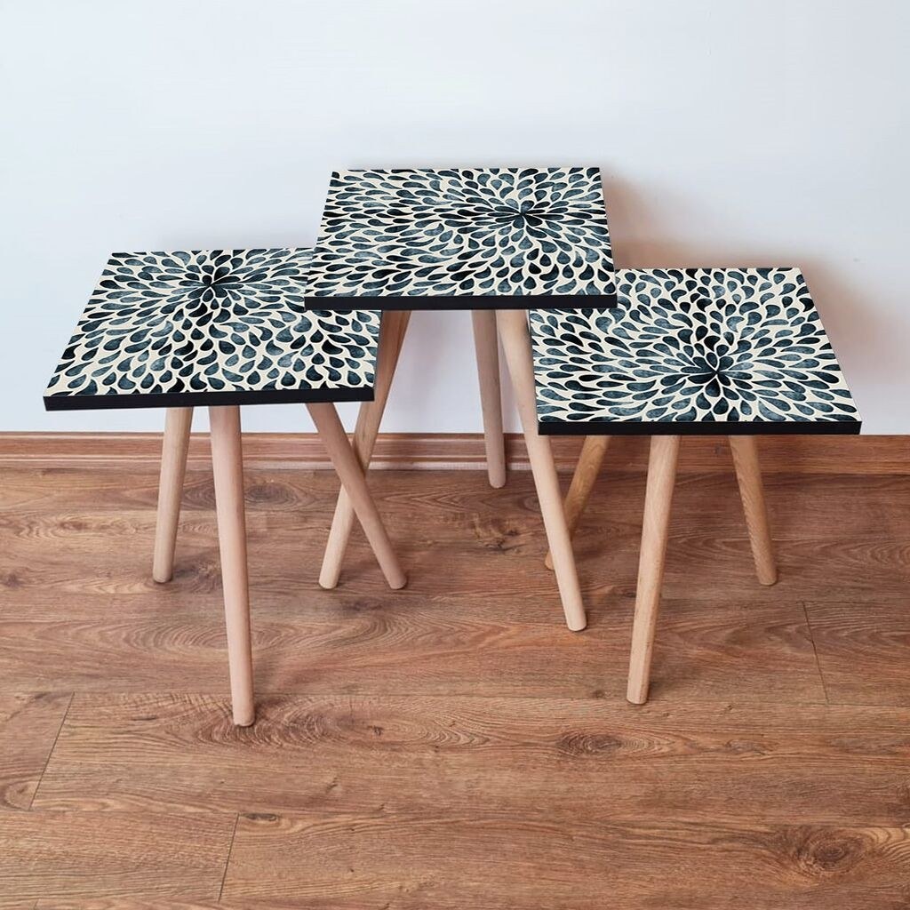 Комплет масички за кафе Hanah Home 3Shp54, 3 парчиња, шарени