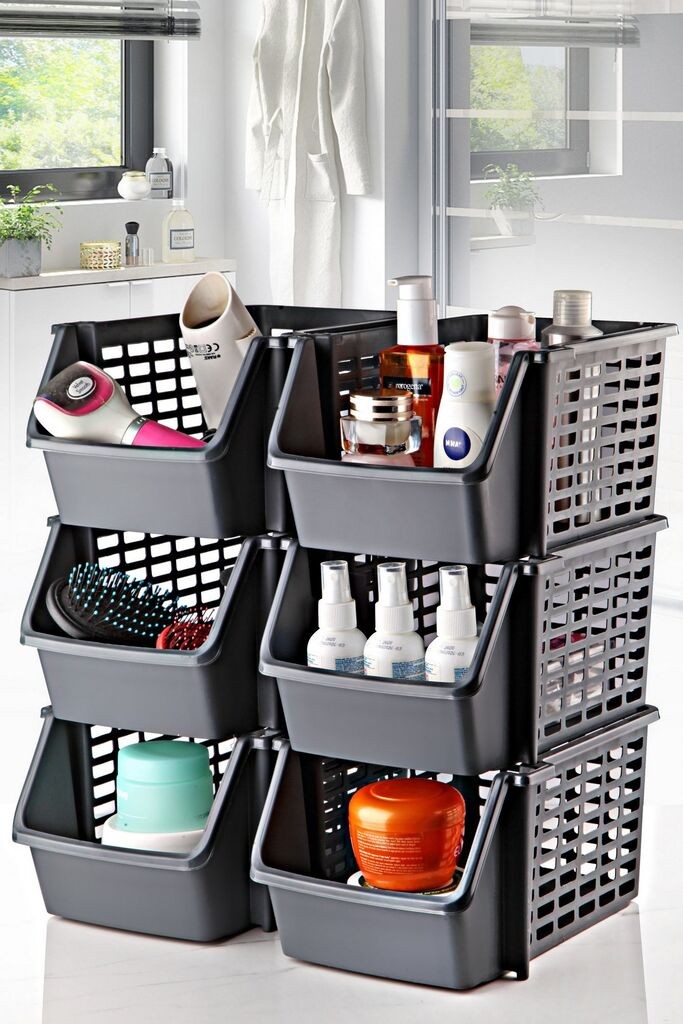 Организатор за бања Aberto Design EVYDZN-6, црн