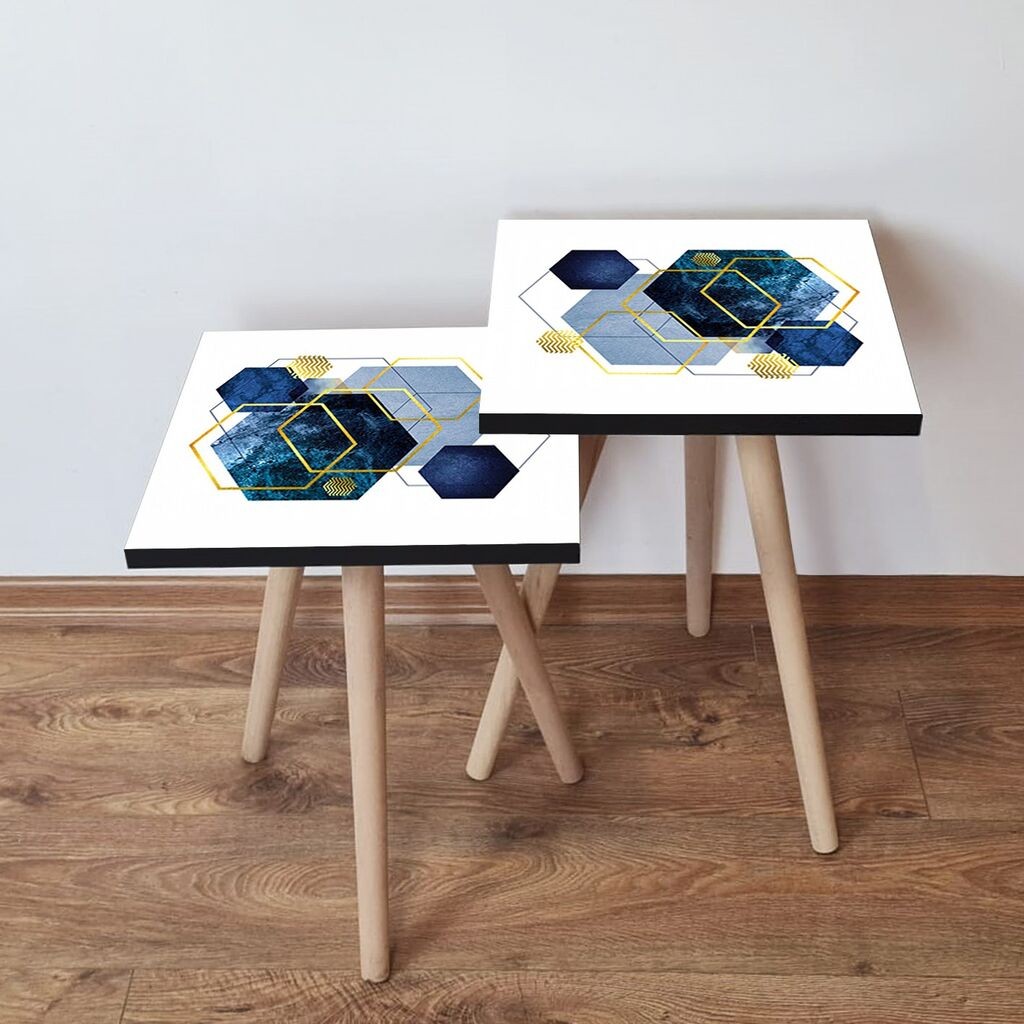 Комплет масички за кафе Hanah Home 2Shp430, 2 парчиња, шарени