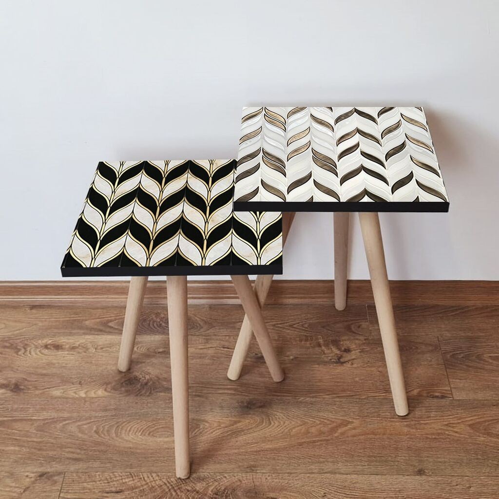 Комплет масички за кафе Hanah Home 2Shp27, 2 парчиња, шарени