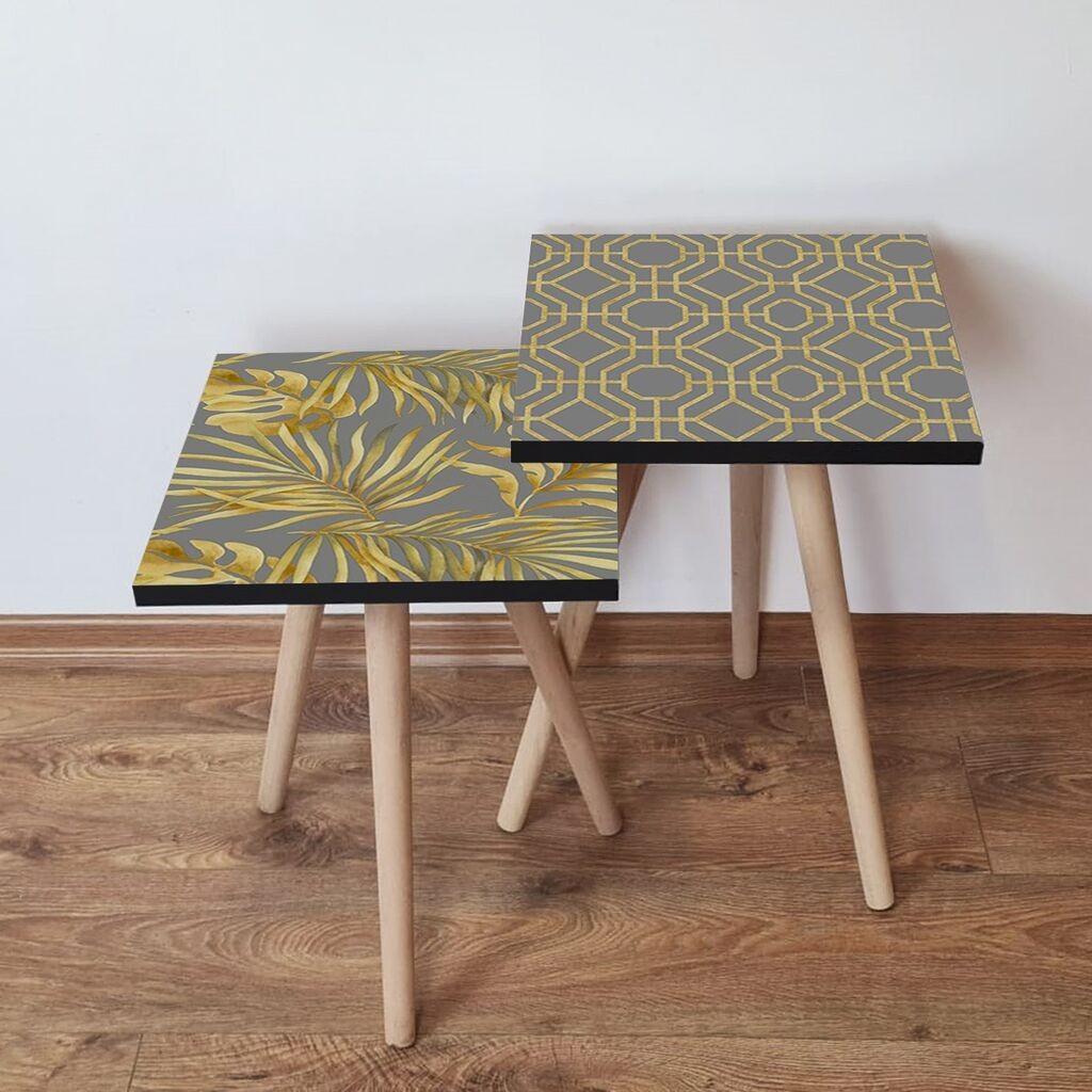 Комплет масички за кафе Hanah Home 2Shp287, 2 парчиња, сина