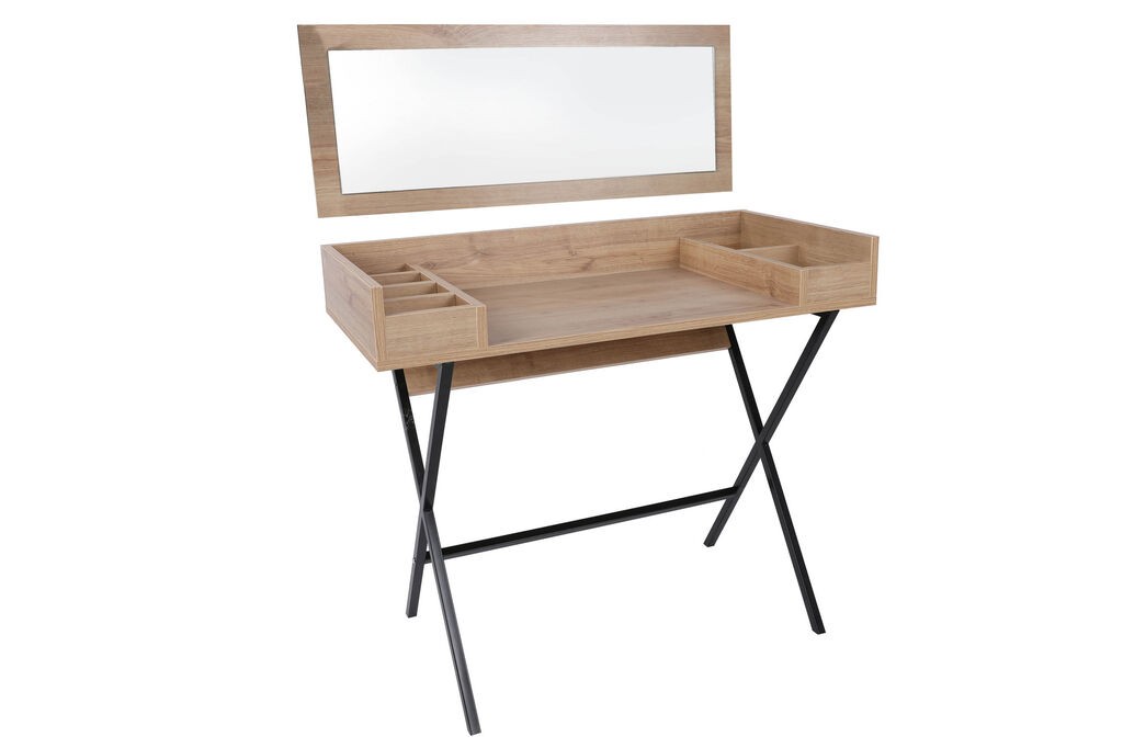 Hanah Домашна маса за шминка Sofya, Oak