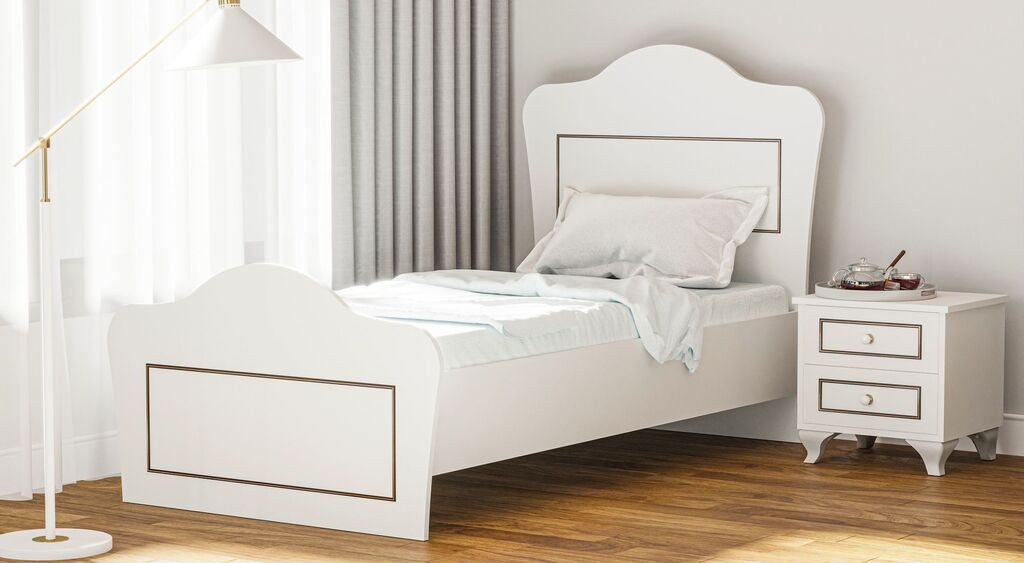 Рамка за кревет Hanah Home Rb-100, 90x120x190 см, бела