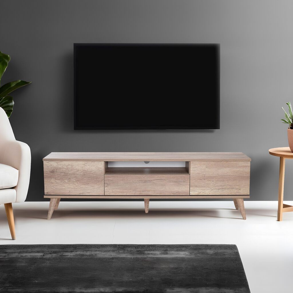 Hanah Home TV комода Tvr-621-Tt-1, 180x55x40 см, даб