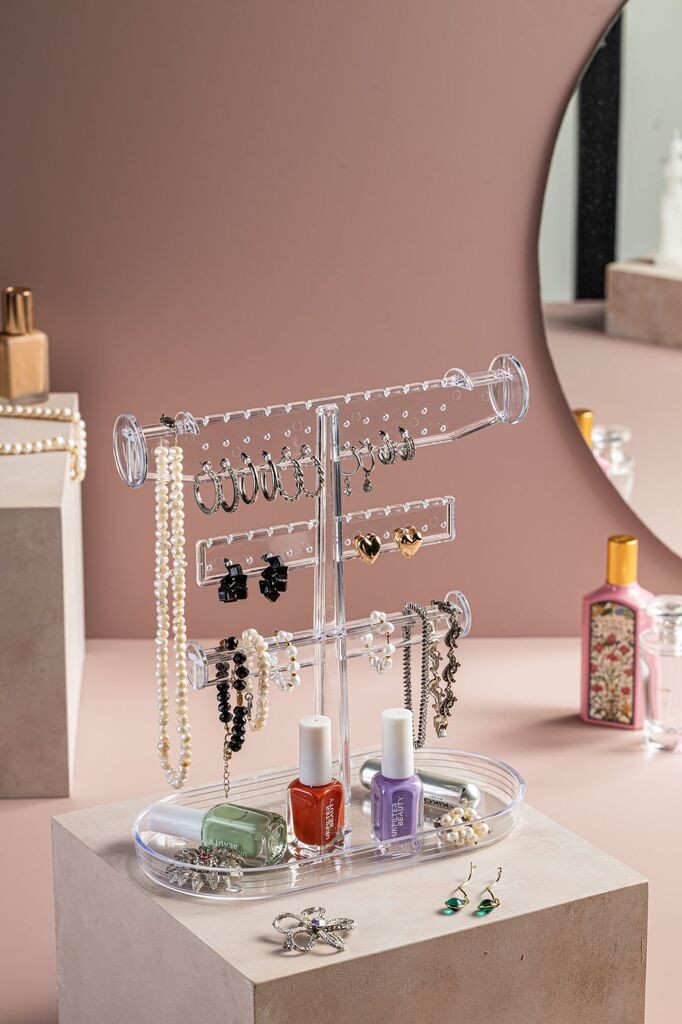 Организатор за накит Aberto Design CPLAXT, транспарентен