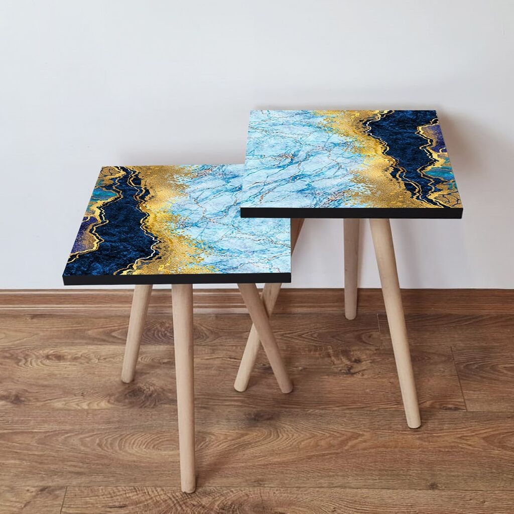 Комплет масички за кафе Hanah Home 2Shp108, 2 парчиња, виолетова