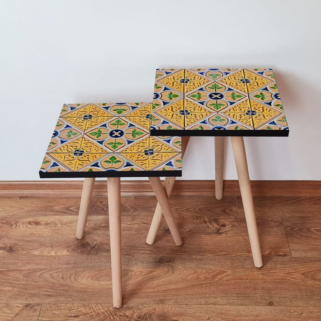 Комплет масички за кафе Hanah Home 2Shp30, 2 парчиња, шарени