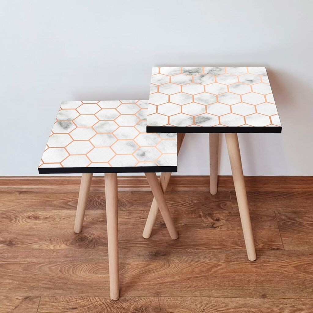 Комплет масички за кафе Hanah Home Twins, 2 парчиња, кафеава