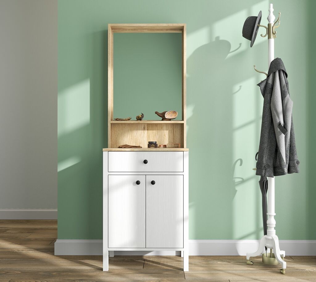 Ормар за ходник Hanah Home FRN-20078, 63x190x38 см, даб