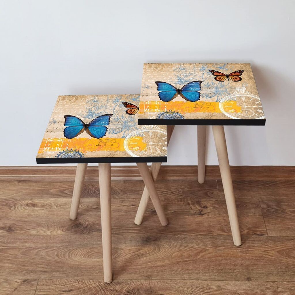 Комплет масички за кафе Hanah Home 2Shp202, 2 парчиња, зелена