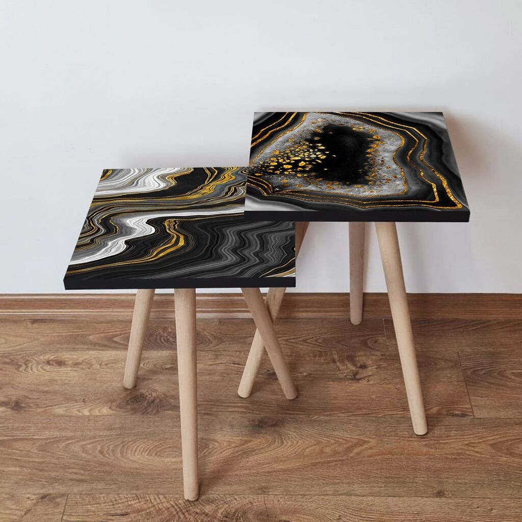 Комплет масички за кафе Hanah Home 2Shp338, 2 парчиња, шарени