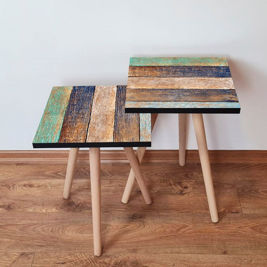 Комплет масички за кафе Hanah Home 2Shp85, 2 парчиња, шарени