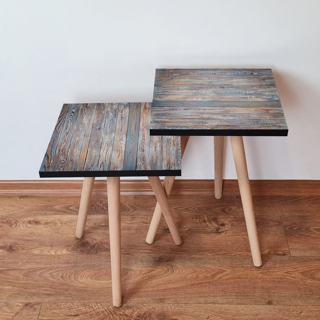 Комплет масички за кафе Hanah Home 2Shp170, 2 парчиња, шарени