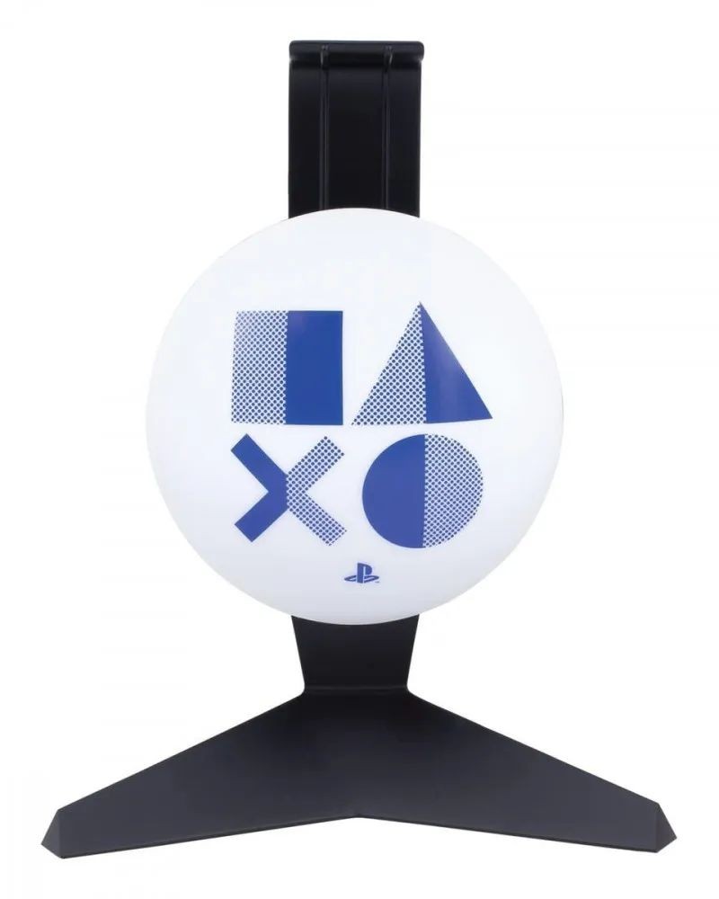Поставка Paladone за слушалки Playstation 5, светло за слушалки, бела