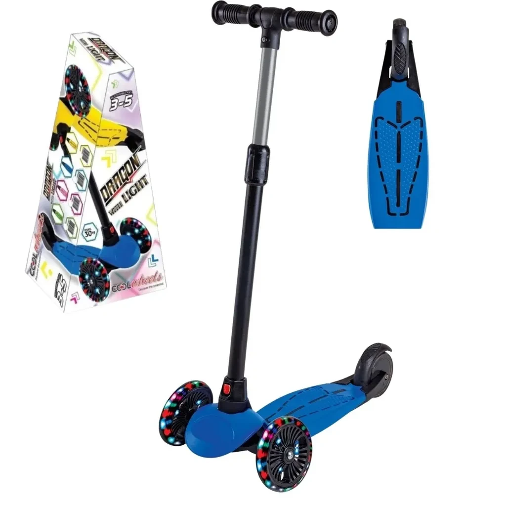 Furkan Toys Тротинет со светлечки тркала- FR59465 (плав до 30кг)