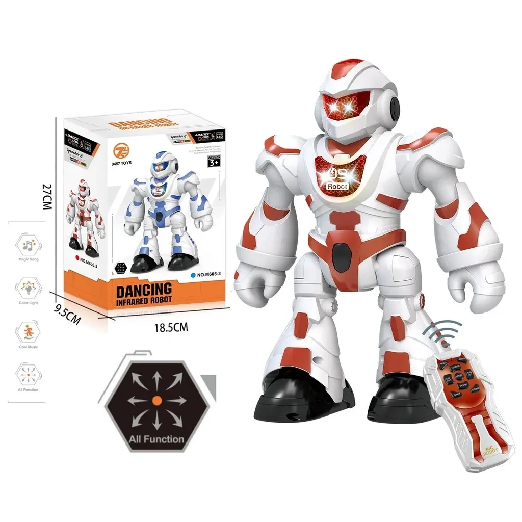 Робот со светло и музика