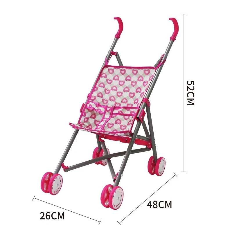 Метална количка за кукли