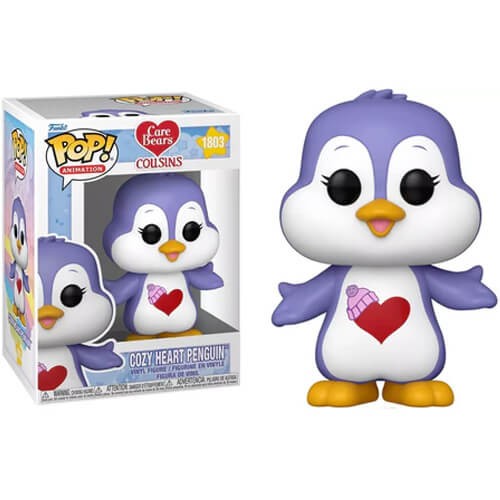Funko Pop! Animation: Care Bears Cousins - Cozy Heart Penguin #1803 Vinyl Figure Фигура