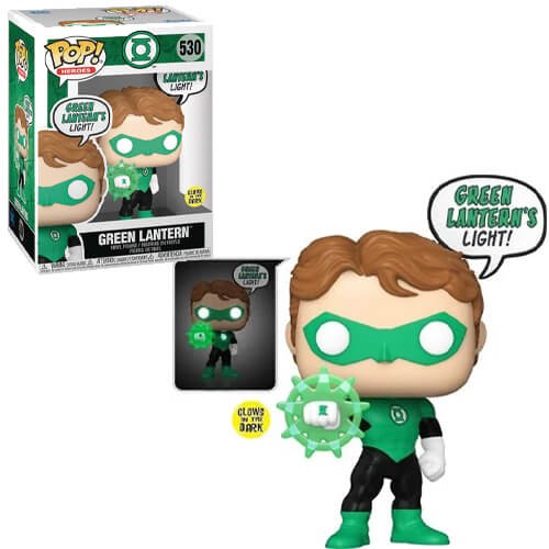 Funko Pop! Heroes: DC - Green Lantern (Beware) (Glows in the Dark) #530 Фигура