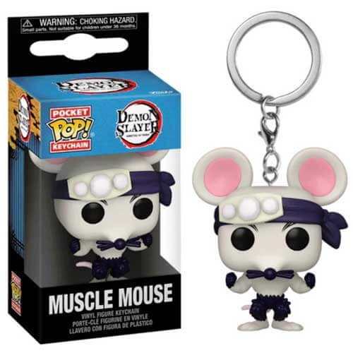 Funko Pocket Pop!: Demon Slayer - Muscle Mouse Vinyl Figure Keychain Приврзок