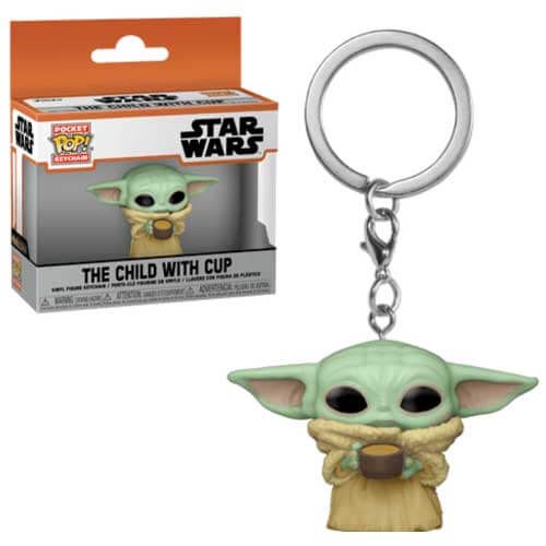 Funko Pocket Pop!: The Mandalorian - The Child with Cup Vinyl Figure Keychain Приврзок