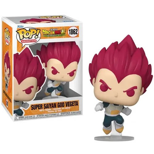 Funko Pop! Animation: Dragon Ball Super - Super Saiyan God Vegeta #1862 Фигура