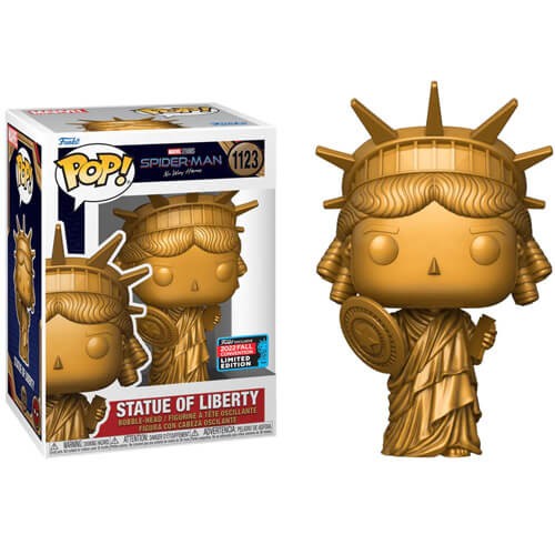 Funko Pop! Spider-Man No Way Home - Statue Liberty (with Shield) (2022 Fall Convention Limited Edition) #1123 Bobble-Head Фигура