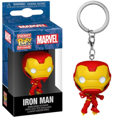 Funko Pocket Pop Marvel New Classics - Iron Man Vinyl Figure Keychain Приврзок
