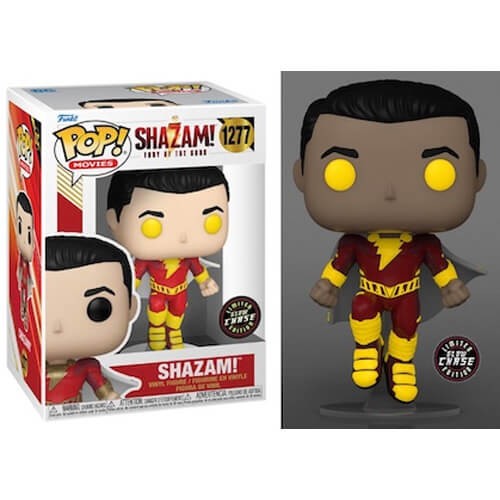 Funko Pop! Shazam! Fury of the Gods - Shazam! (Glows in the Dark) #1277 CHASE Фигура