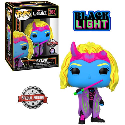 Funko Pop! Loki - Sylvie (Black Light) (Special Edition) #988 Bobble-Head Фигура