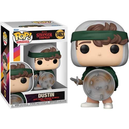 Funko Pop! Stranger Things Dustin with Shield​​ #1463 Фигура
