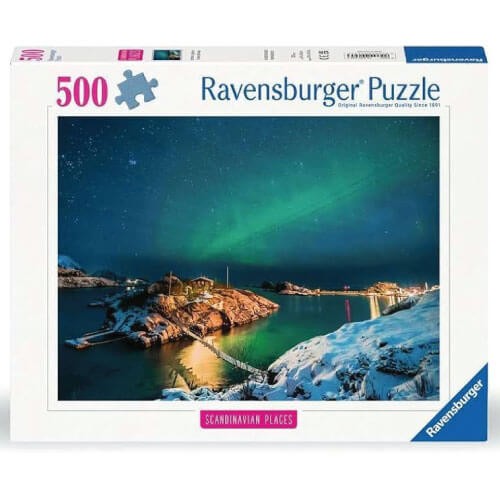 Ravensburger Northern lights in Troms, Norway Сложувалка