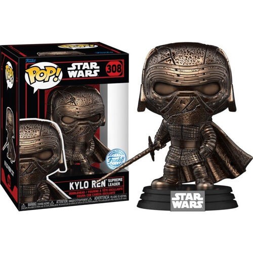Funko Pop! Star Wars: Dark Side - Kylo Ren Supreme Leader (Bronze Metallic) (Special Edition) #308 Bobble-Head Фигура