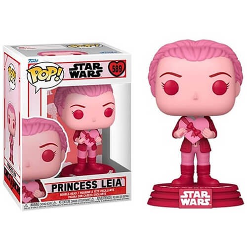 Funko Pop! Star Wars Valentines - Princess Leia #589 Bobble-Head Фигура