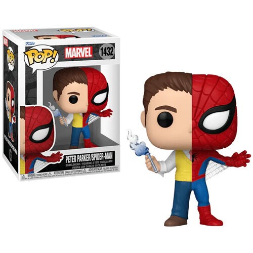 Funko Pop! Marvel: Split - Peter Parker/Spider-Man​ #1432 Bobble-Head Фигура