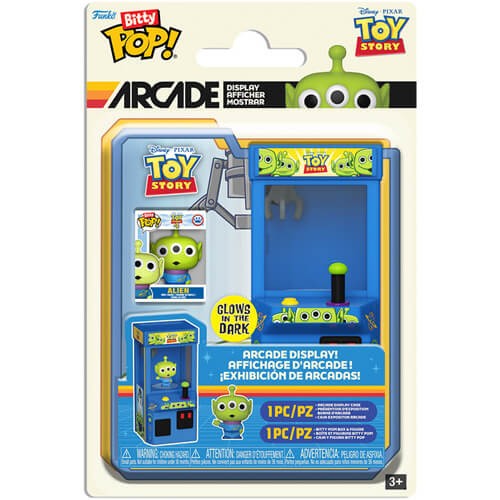 Funko Bitty Pop! Arcade Toy Story Alien Glows in The Dark Display Case Фигура