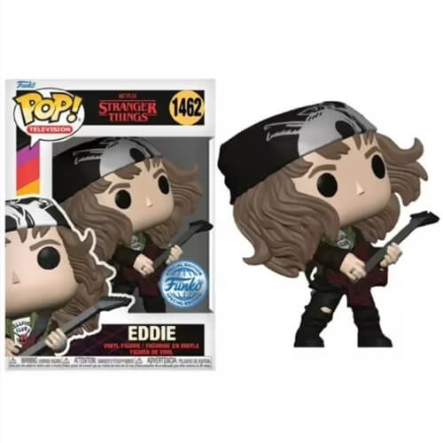 Funko Pop! Stranger Things Season 3 - Eddie (Hunter) (with Guitar) (Metallic) (Special Edition) #1462 Фигура